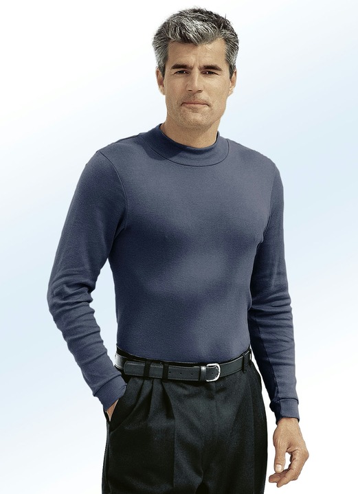 Sweatshirts - Tragangenehmes Shirt in 10 Farben Sweatshirts - Tragangenehmes Shirt in 10 Farben, in Größe 046 bis 062, in Farbe MARINE