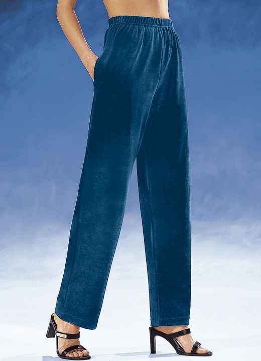 Damenwäsche - Hose mit komfortablem Dehnbund, in Größe 018 bis 060, in Farbe PETROL Ansicht 1