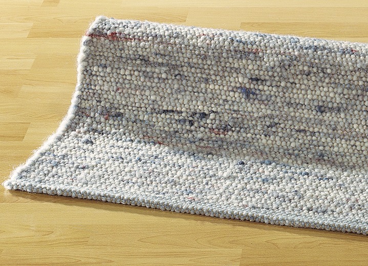 Inspiration - Handgewebte Brücken, Teppiche und Galerien, in Größe 102 (Brücke, 60x120 cm) bis 282 (Teppich, 200x290 cm), in Farbe BLAU Ansicht 1