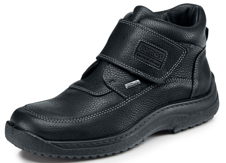 Stiefeletten - GINO GALANTE, atmungsaktive Herren-Boots, Winterschuhe, mit Klettverschluss Stiefeletten - GINO GALANTE, atmungsaktive Herren-Boots, Winterschuhe, mit Klettverschluss, in Größe 040 bis 047, in Farbe SCHWARZ