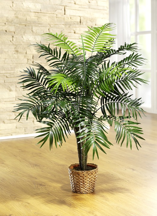 Wohnaccessoires - Palme im Topf, in Farbe GRÜN, in Ausführung Palme im Topf, klein