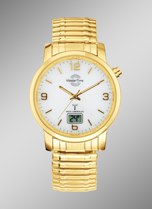 - Tolle Funk-Herrenuhr der Marke Master Time, in Farbe