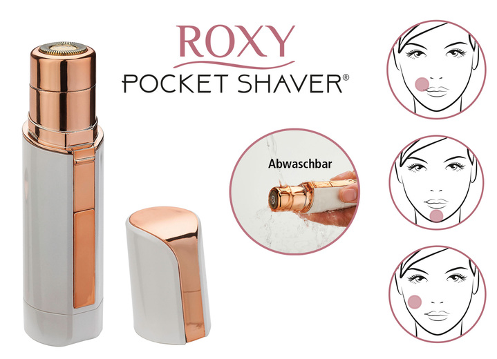 - Haarentferner Roxy Pocket Shaver, in Farbe WEISS/GOLD Ansicht 1