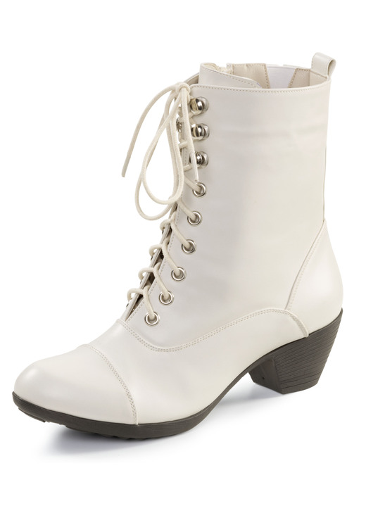 Stiefel & Stiefeletten - AAndrea Conti, modische Damen-Stiefeletten, Winterschuhe, mit Reißverschluss, in Größe 036 bis 042, in Farbe ECRU Ansicht 1