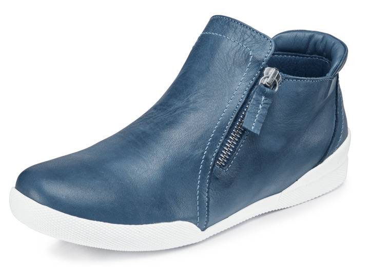 Stiefel & Stiefeletten - Andrea Conti Bootie mit seitlichem Reißverschluss , in Größe 036 bis 042, in Farbe JEANS Ansicht 1