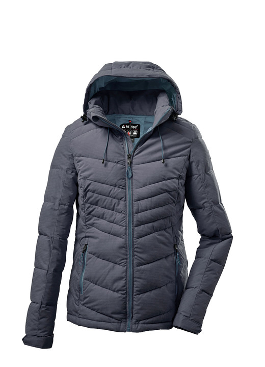Kurz - Trendige Damen-Funktionsjacke mit raffinierten Steppungen Kurz - Trendige Damen-Funktionsjacke mit raffinierten Steppungen, in Größe 036 bis 050, in Farbe DUNKELNAVY