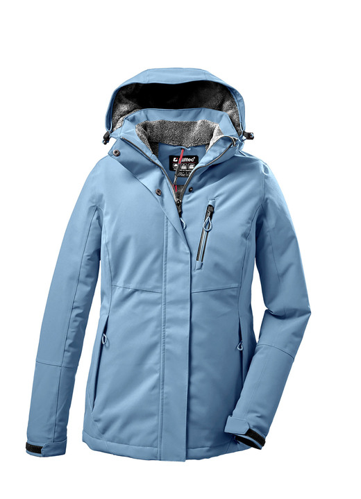 Kurz - Modische Damen-Funktionsjacke mit hohen Tragekomfort Kurz - Modische Damen-Funktionsjacke mit hohen Tragekomfort, in Größe 036 bis 054, in Farbe STURMBLAU