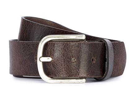 Klassischer Herren-Gürtel, aus Leder, 4 cm breit