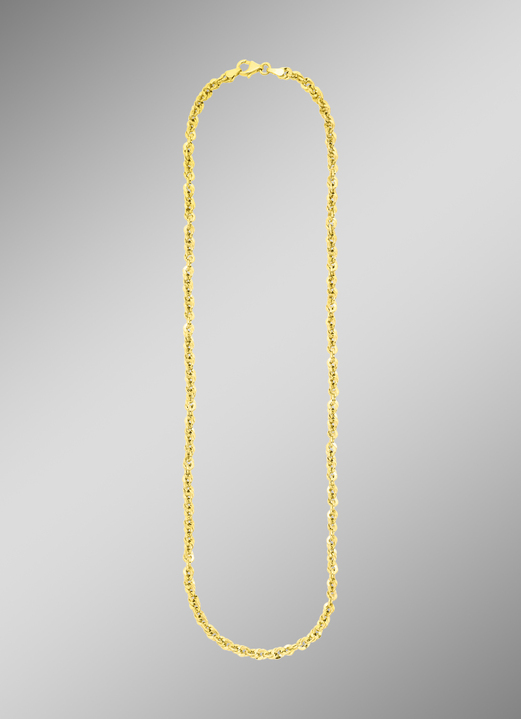 Armbänder - Klassissche Kordelketten-Garnitur, diamantiert, in Farbe , in Ausführung Halskette 45 cm Ansicht 1