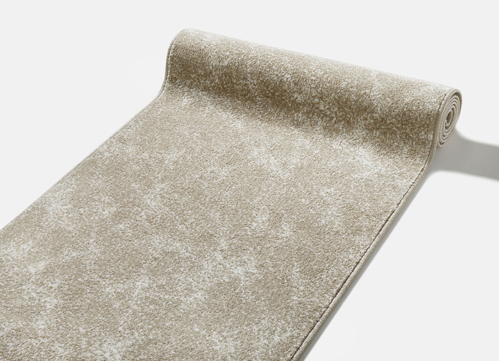Inspiration - Strapazierfähige Läufer nach Wunschmaß, in Größe 102 (Läufer, 67 cm breit) bis 106 (Läufer, 100 cm breit), in Farbe BEIGE Ansicht 1