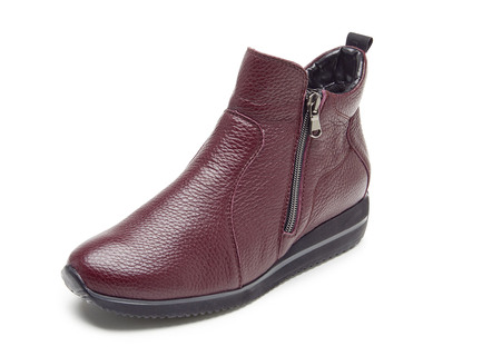 Waldläufer Stiefelette aus weichem Hirsch-Nappaleder