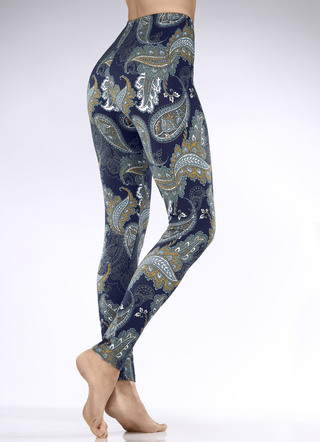 Laurina Leggings mit Paisley-Dessin