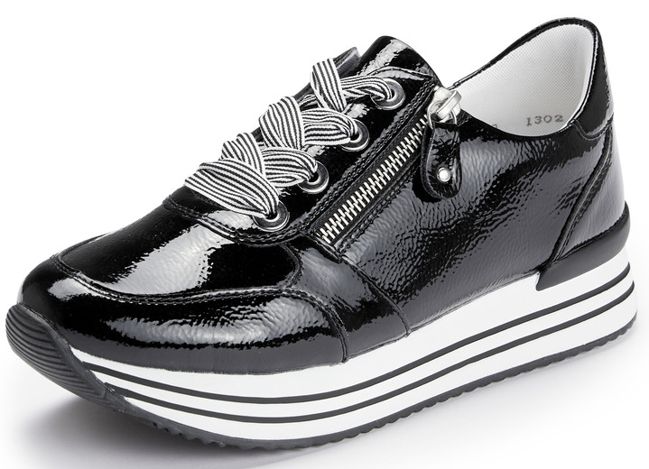 - Remonte Sneaker mit effektvoller Schnürung, in Größe 036 bis 042, in Farbe SCHWARZ Ansicht 1