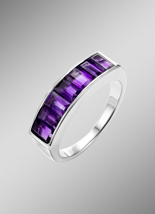 Accessoires - Damenring mit Amethyst, in Größe 160 bis 220, in Farbe  Ansicht 1