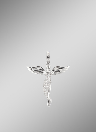 Schutzengel Anhänger mit Zirkonia