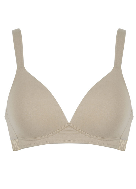 T-Shirt-BH - Naturana BH mit weich gepolsterten Cups, in Größe 075 bis 095, in Cup B, in Farbe PUDER Ansicht 1