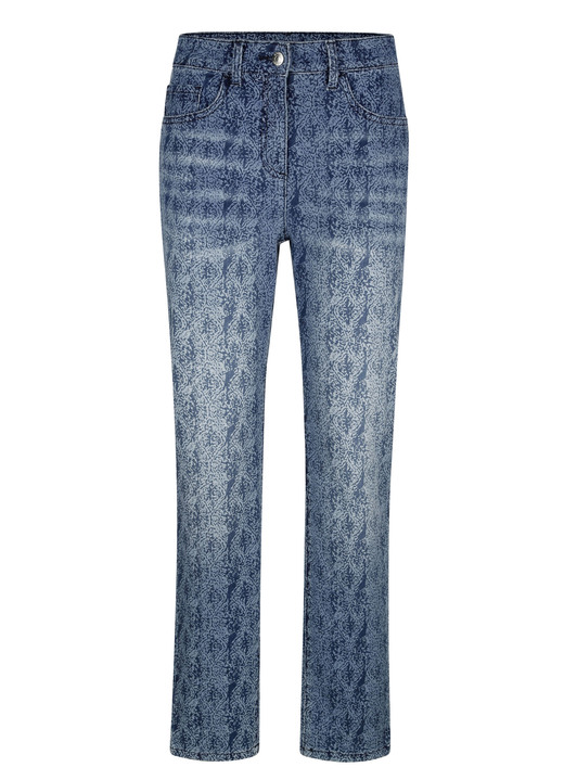 - Jeans in 5-Pocket-Form, in Größe 019 bis 052, in Farbe BLAU Ansicht 1