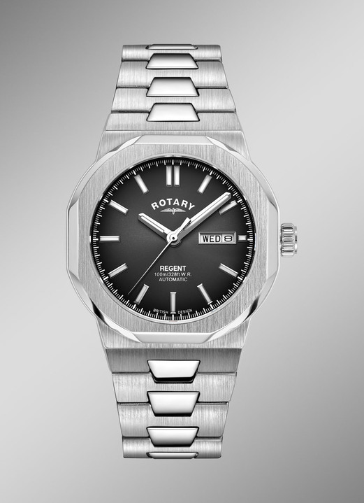 - Automatik-Herrenuhr mit H-Gliederarmband , in Farbe  Ansicht 1