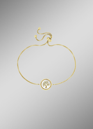 Lebensbaum Armband mit Perlmutteinlage