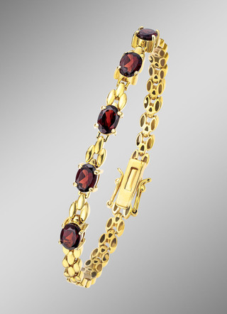 Schickes Armband mit echt Granat