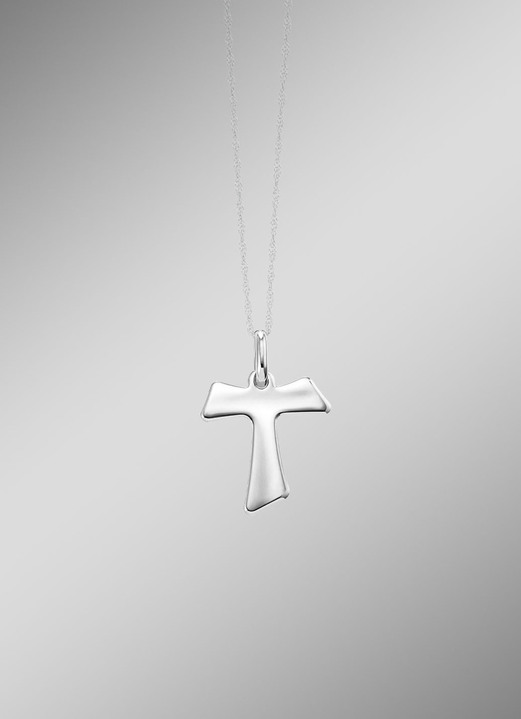Anhänger - Eleganz in jeder Hinsicht: Der Kreuz-Tau-Anhänger, in Farbe  Ansicht 1