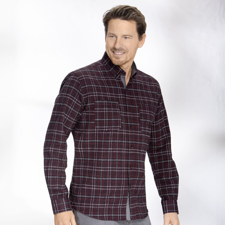 "Milano Italy"-Hemd mit Button-Down-Kragen