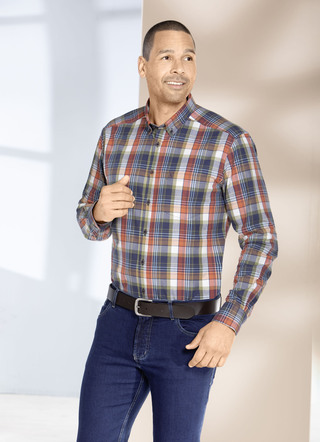 "King's Road"-Hemd mit Button-Down-Kragen