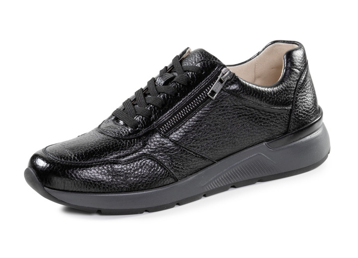 Slipper & Schnürschuhe - GINO GALANTE, klassische Herren-Sneaker, mit Reißverschluss Slipper & Schnürschuhe - GINO GALANTE, klassische Herren-Sneaker, mit Reißverschluss, in Größe 040 bis 046, in Farbe SCHWARZ