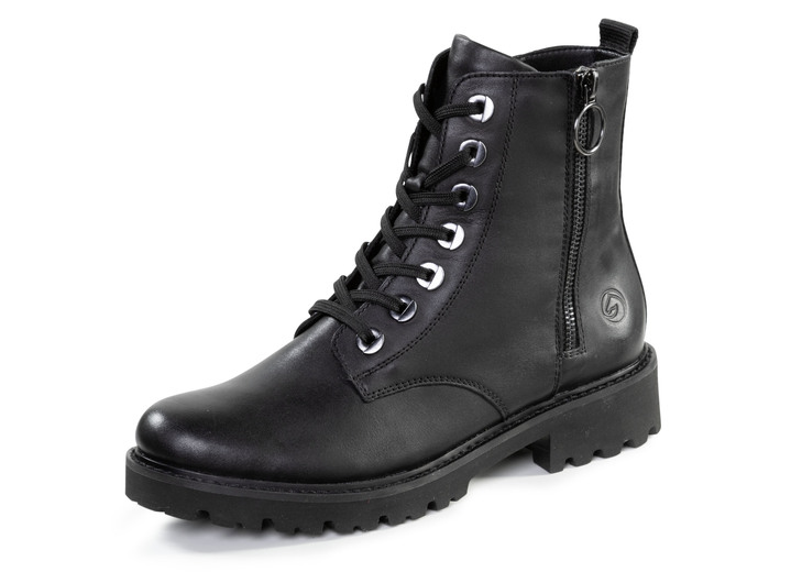 Stiefel & Stiefeletten - Remonte, modische Damen-Stiefeletten, Winterschuhe, Weite G, mit herausnehmbarem Fußbett, in Größe 036 bis 042, in Farbe SCHWARZ Ansicht 1