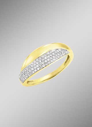 Wunderschöner Damenring mit Diamanten
