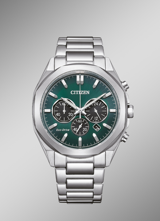 - Chronograph aus hochwertigem Edelstahl, in Farbe  Ansicht 1