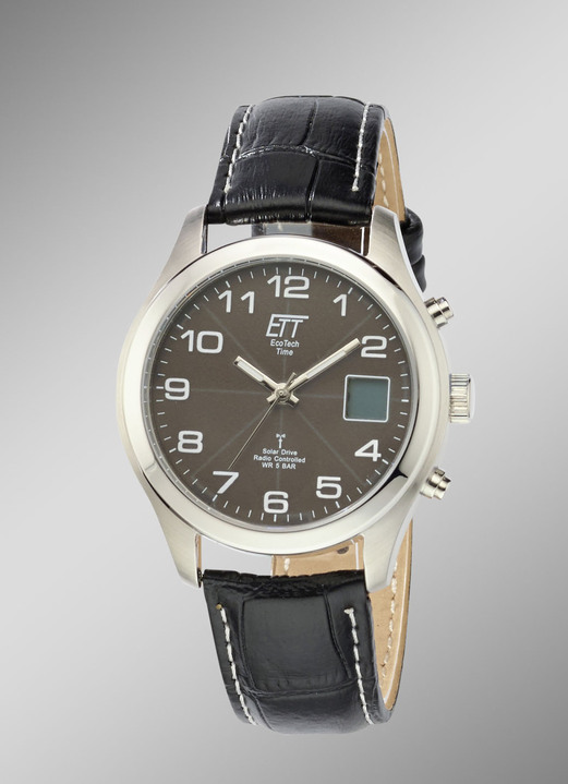 - ETT Funk-Solar-Herrenuhr, in Farbe  Ansicht 1