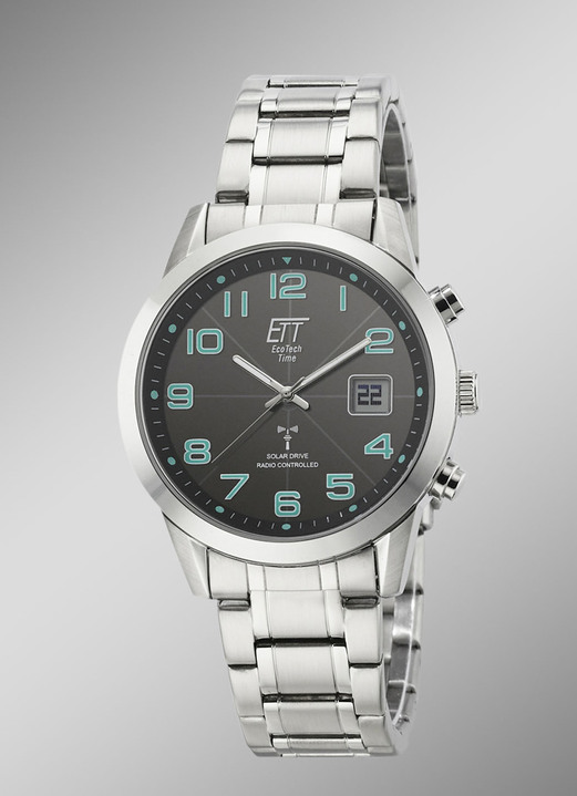 - ETT Funk-Solar-Basic Herrenuhr, in Farbe  Ansicht 1