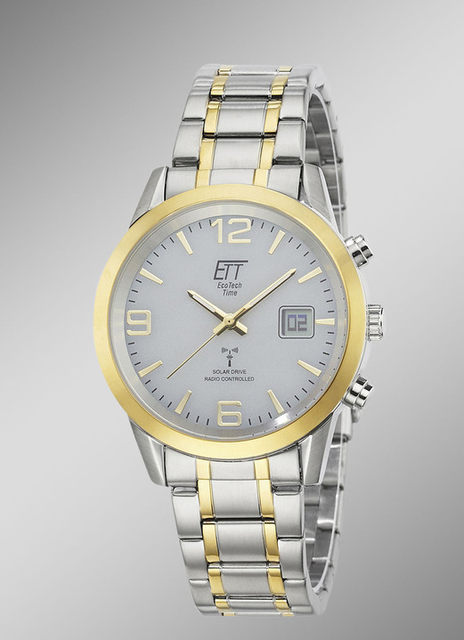 - ETT Funk-Solar-Herrenuhr, in Farbe  Ansicht 1