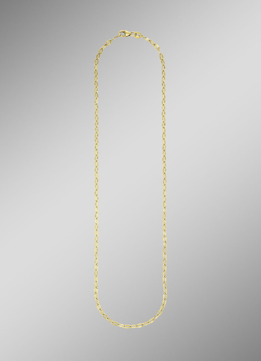 Armbänder - Exquisite Fantasieketten-Garnitur in Gold 375/- fein, in Farbe , in Ausführung Halskette, Länge 45 cm Ansicht 1