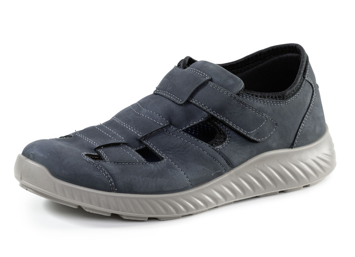 Slipper & Schnürschuhe - GINO GALANTE Slipper aus weichem, gefettetem Rind-Nubukleder Slipper & Schnürschuhe - GINO GALANTE Slipper aus weichem, gefettetem Rind-Nubukleder, in Größe 039 bis 046, in Farbe MARINE