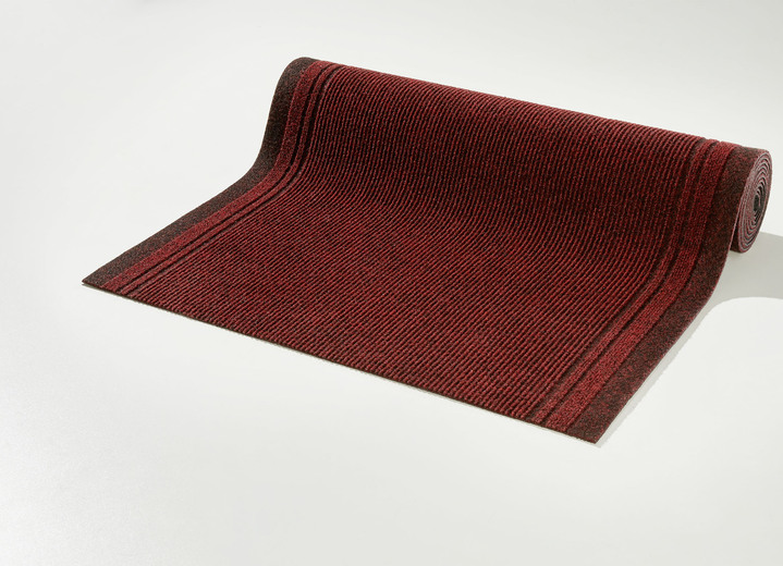 Läufer & Stufenmatten - Läufer für Innen- und Außenbereich geeignet , in Größe 102 (Läufer, 66 cm breit) bis 104 (Läufer, 80 cm breit), in Farbe ROT Ansicht 1