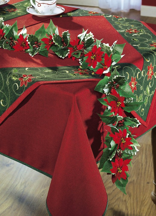 Inspiration - Unifarbene Unterdecke, in Größe 150 (Unterdecke rund, Ø 150 cm) bis 190 (Unterdecke, 130/170 cm), in Farbe ROT