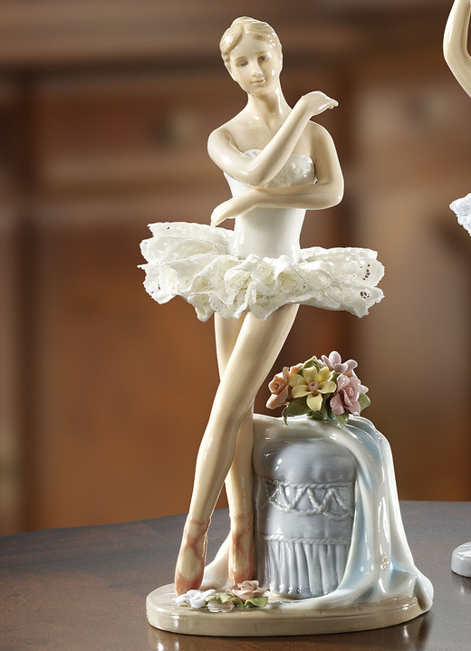 Wohnaccessoires - Ballerina aus Porzellan, in Farbe WEISS Ansicht 1