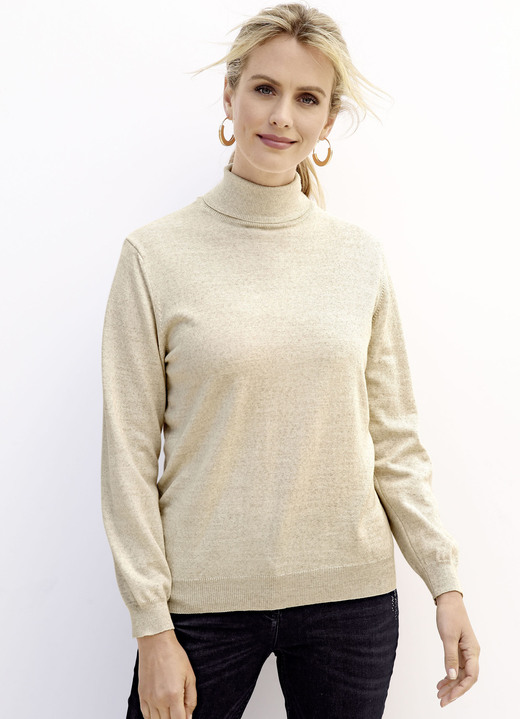 - Pullover in Feinstrick, in Größe 036 bis 052, in Farbe NATUR
