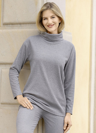 Rollkragen-Shirt