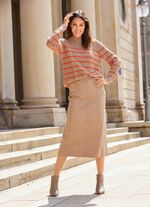 Pullover mit Streifen-Dessin 