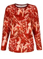 Sweatshirt mit B&uuml;ndchen-Abschluss am Halsausschnitt 