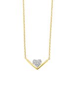 Herzige Halskette mit Brillanten 