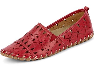 Gemini, sommerliche Damen-Slipper, Weite G, mit herausnehmbarem Fu&szlig;bett 