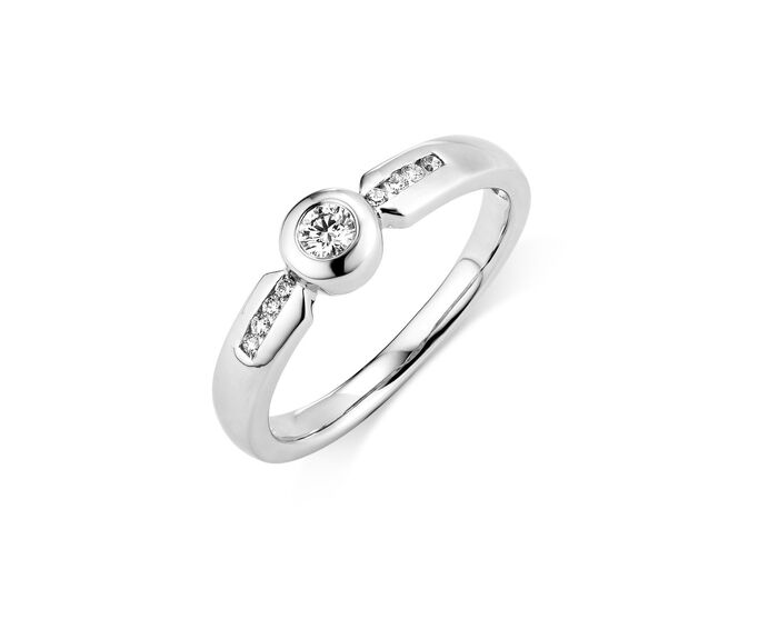 Damenring aus Platin 
