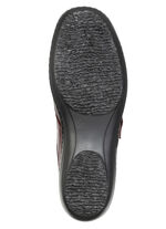 ELENA EDEN, bequeme Damen-Slipper, WeiteH, mit herausnehmbarem Fußbett BURGUND