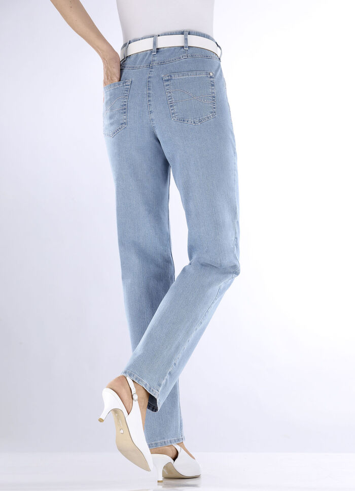 Komfortjeans CARLA HELLBLAU