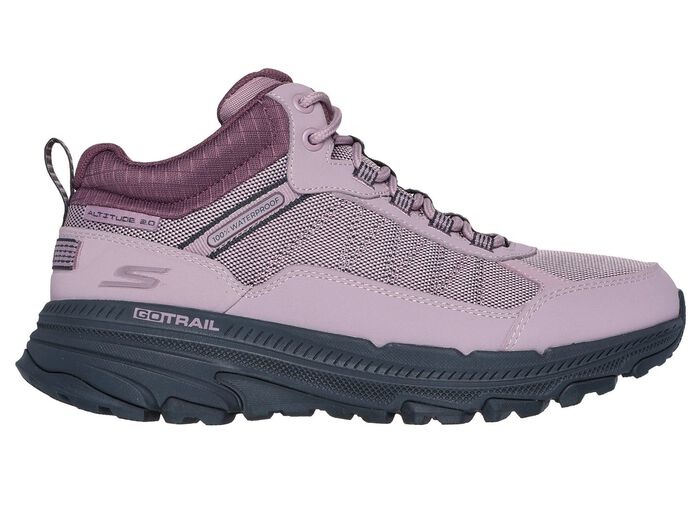 SKECHERS, sportliche Damen-Boots, mit herausnehmbarem Fu&szlig;bett FLIEDER