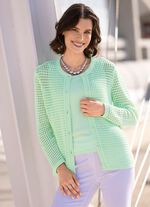 Strick-Twinset in raffiniertem Style 